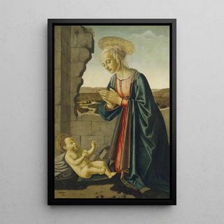 Francesco Botticini - Madonna Adoring the Christ Child.webp