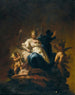 La victoria de la virtud sobre el vicio - Francesco Conti — vista de la obra