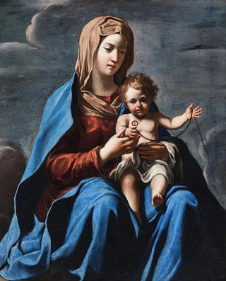 Virgen con el Niño - Francesco Cozza — vista de la obra