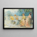 The Lyre Player - Francesco Ferraresi — framed artwork on a wall