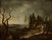 Paisaje de invierno - Francesco Foschi — vista de la obra
