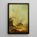 Cavalier dans un paysage - Francesco Guardi — framed artwork on a wall