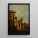 Caprice - Francesco Guardi — cuadro enmarcado en la pared