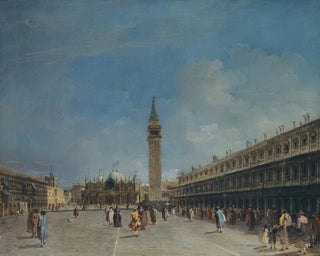 Place Saint-Marc - Francesco Guardi — vista de la obra