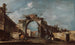 Arcade en ruina - Francesco Guardi — vista de la obra