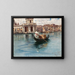 Grand Canal Painting - Francesco Mancini — framed artwork on a wall