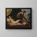 Theseus abandoning Ariadne - Francesco Montelatici — framed artwork on a wall