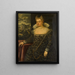 Portrait of a lady traditionally identified as Rita Bellesi - Francesco Montemezzano — framed artwork on a wall