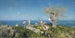 Primavera y amor - Francesco Paolo Michetti — vista de la obra