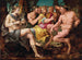 El Juicio de Midas - Francesco Primatice — vista de la obra