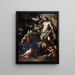 The resurrected Christ appearing to the Virgin - Francesco Solimena — framed artwork on a wall