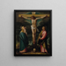 The Crucifixion - Francesco Vanni — framed artwork on a wall