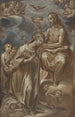 The Coronation of the Virgin - Francesco Vanni — artwork view