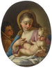 La Virgen con el Niño y el pequeño San Juan Bautista - Francesco de Mura — vista de la obra