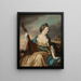 Retrato de Alice, condesa de Shipbrook - Francis Cotes — cuadro enmarcado en la pared