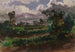 View through the artist's garden from his house in Exmouth, Devonshire - Francis Danby — artwork view