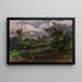 View through the artist's garden from his house in Exmouth, Devonshire - Francis Danby — framed artwork on a wall