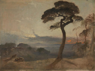 Sunset over Hampstead Heath - Francis Danby — artwork view