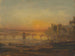 Mañana en las orillas del lago de Zúrich con peregrinos embarcándose hacia la abadía de Einsiedeln - Francis Danby — vista de la obra