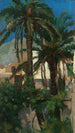 Palmeras en Capri - Francis Davis Millet — vista de la obra