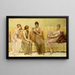 Lectura de la historia de Œnone - Francis Davis Millet — cuadro enmarcado en la pared