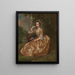 Mme Mary Chauncey - Francis Hayman — cuadro enmarcado en la pared