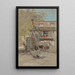 Basse-cour - Francis Hopkinson Smith — framed artwork on a wall