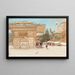 Scene from the Middle East in front of a Mosque - Francis Hopkinson Smith — framed artwork on a wall