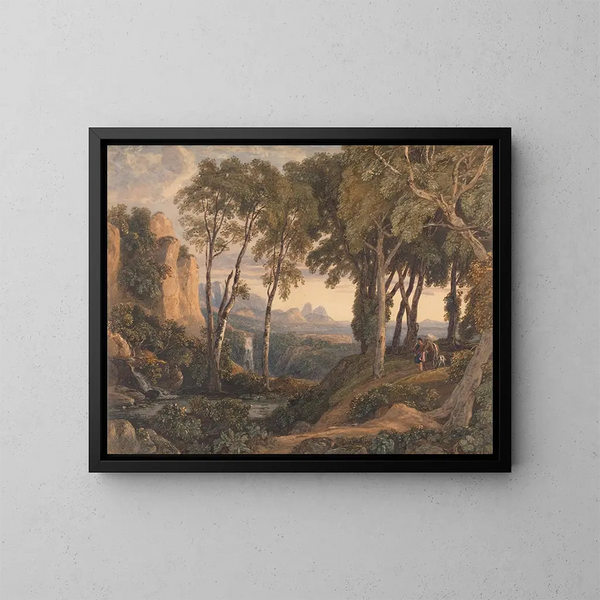 Escena clásica - Francis Oliver Finch — cuadro enmarcado en la pared