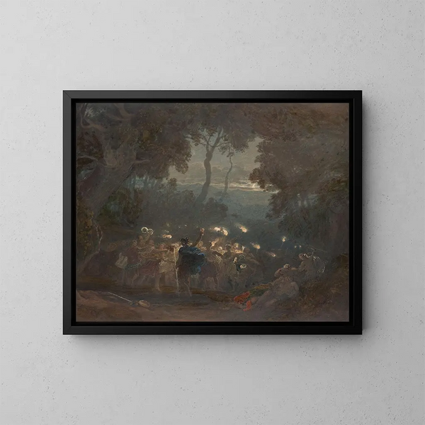 El Valle de Comus - Francis Oliver Finch — cuadro enmarcado en la pared