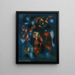 abstracto - Francis Picabia — cuadro enmarcado en la pared