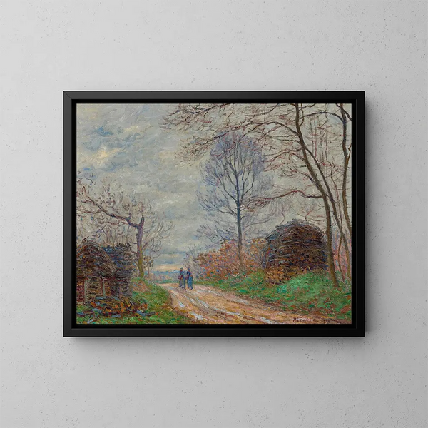 Camino de los Sablons en Moret - Francis Picabia — cuadro enmarcado en la pared
