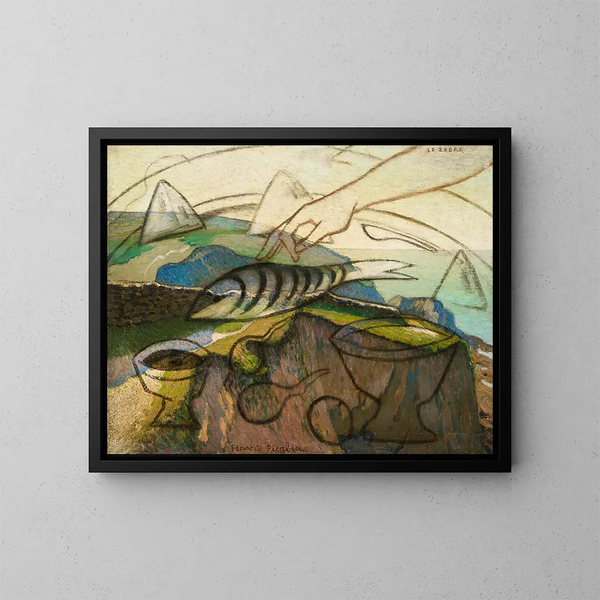 El Cebra - Francis Picabia — cuadro enmarcado en la pared
