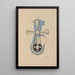 Marie - Francis Picabia — cuadro enmarcado en la pared
