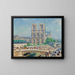Notre-Dame bajo el efecto del sol - Francis Picabia — cuadro enmarcado en la pared