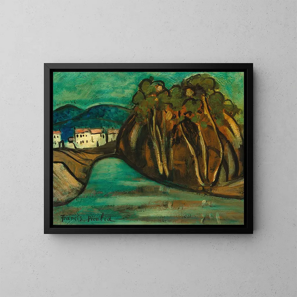 Paisaje - Francis Picabia — cuadro enmarcado en la pared