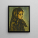 Retrato de mujer - Francis Picabia — cuadro enmarcado en la pared