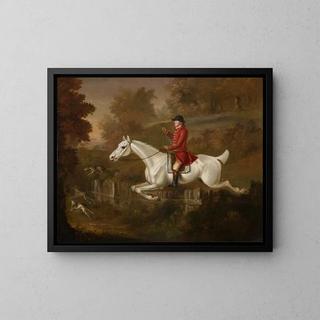 Francis Sartorius - Major Spode taking a fence.webp