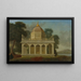 Mausoleum Painting at Outatori near Trichinopoly - Francis Swain Ward — framed artwork on a wall