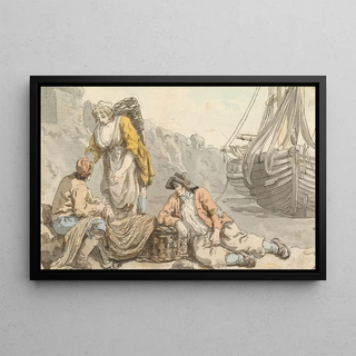 Francis Wheatley - Fisherfolk with Baskets and Nets.webp