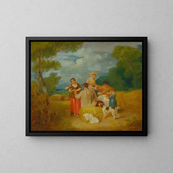 Midi - Francis Wheatley — cuadro enmarcado en la pared