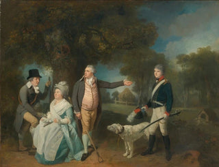Portrait of the Wetten family - Francis Wheatley — artwork view