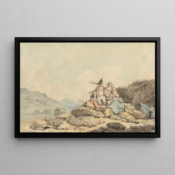 Francis Wheatley - Soldiers and Country Women.webp