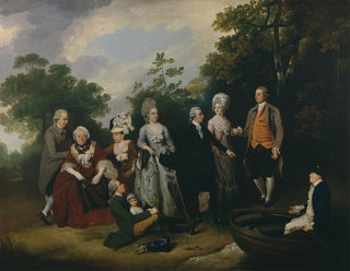 Francis Wheatley - The Oliver And Ward Families.webp