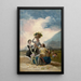Autumn Painting - Francisco de Goya — framed artwork on a wall