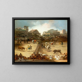 Francisco de Goya - Bullfight in a Divided Ring.webp