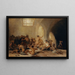 L'Asile - Francisco de Goya — cuadro enmarcado en la pared