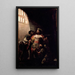 Saint Herménégilde in prison - Francisco de Goya — framed artwork on a wall