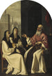 Saint Jérôme avec Sainte Paule et Sainte Eustochium - Francisco de Zurbarán et Atelier — artwork view