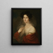 retrato de Celina Radziwiłł née Sulistrowska 1805-1836 - Franciszek Ksawery Lampi — cuadro enmarcado en la pared